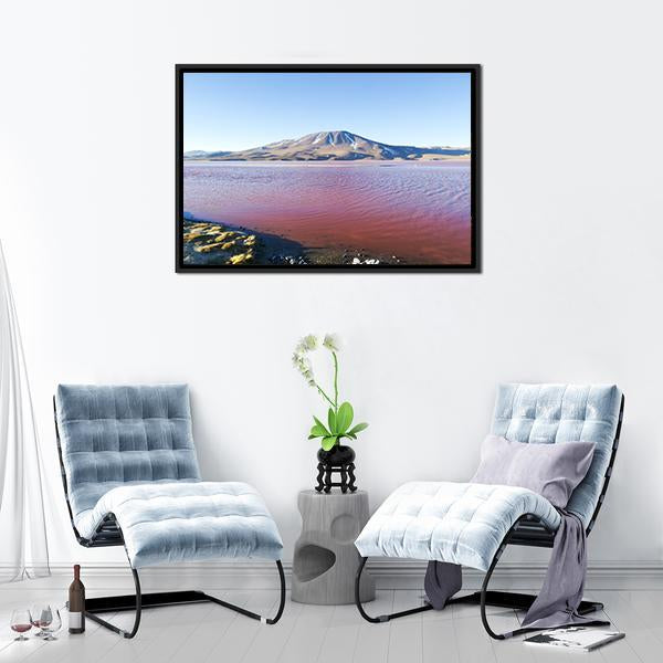 Lake In Bolivia Canvas Wall Art-5 Horizontal-Gallery Wrap-22" x 12"-Tiaracle