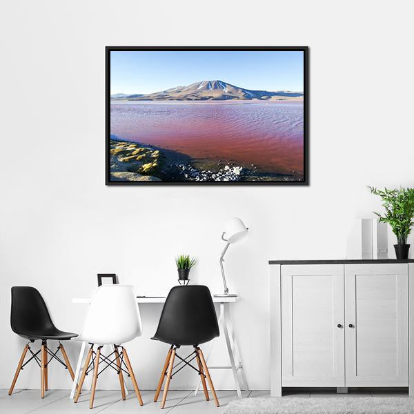 Lake In Bolivia Canvas Wall Art-5 Horizontal-Gallery Wrap-22" x 12"-Tiaracle