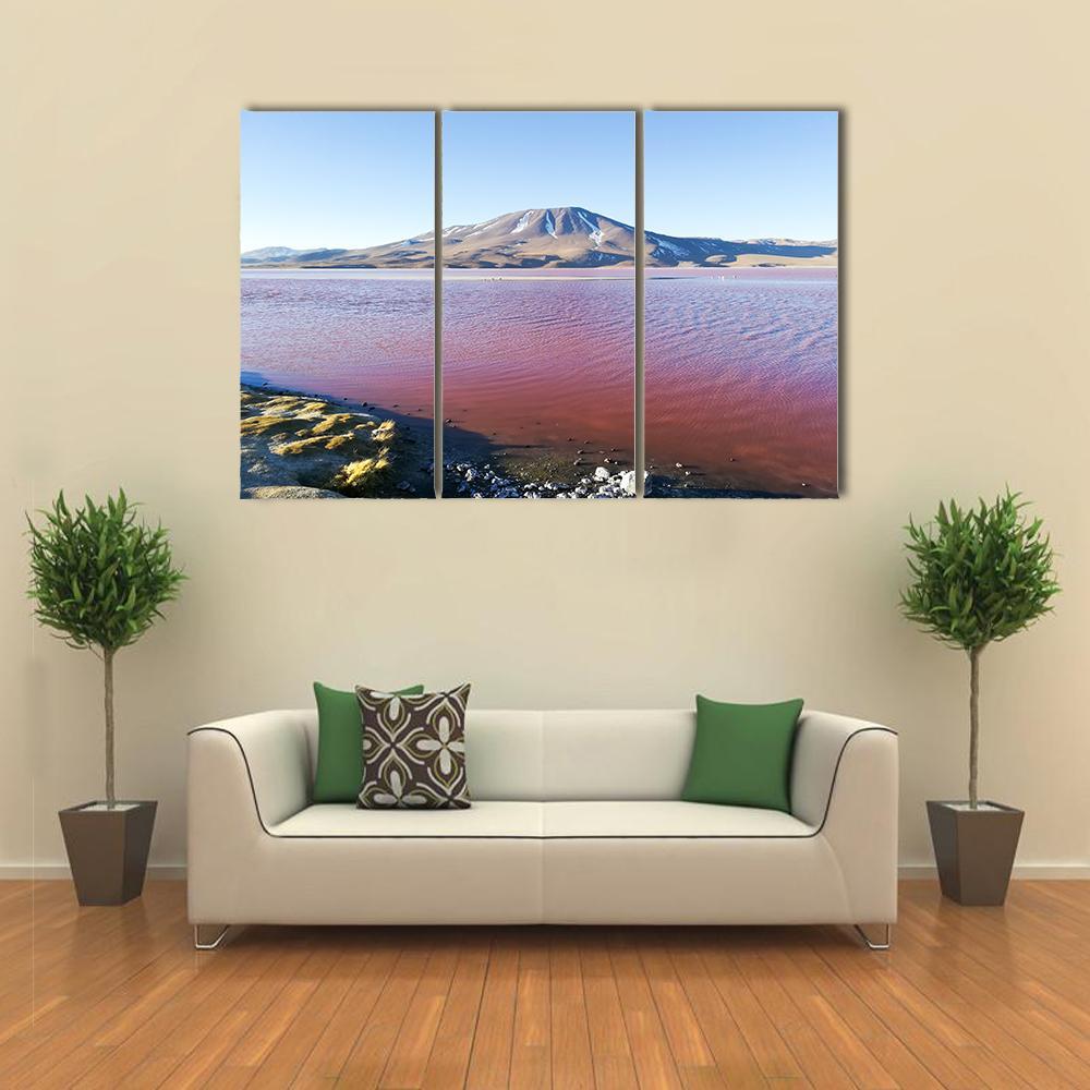 Lake In Bolivia Canvas Wall Art-3 Horizontal-Gallery Wrap-37" x 24"-Tiaracle