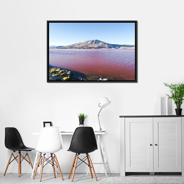 Lake In Bolivia Canvas Wall Art-3 Horizontal-Gallery Wrap-25" x 16"-Tiaracle