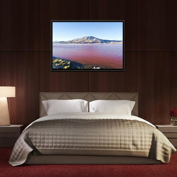 Lake In Bolivia Canvas Wall Art-3 Horizontal-Gallery Wrap-25" x 16"-Tiaracle