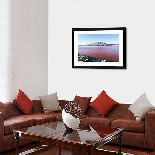Lake In Bolivia Canvas Wall Art-3 Horizontal-Gallery Wrap-25" x 16"-Tiaracle