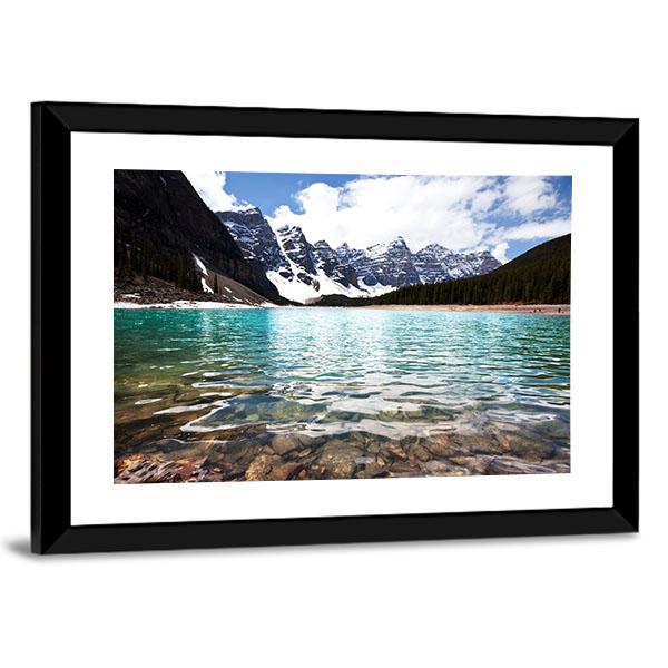 Lake In Canada Canvas Wall Art-5 Horizontal-Gallery Wrap-22" x 12"-Tiaracle