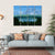 Lake In Forest Canvas Wall Art-4 Horizontal-Gallery Wrap-34" x 24"-Tiaracle