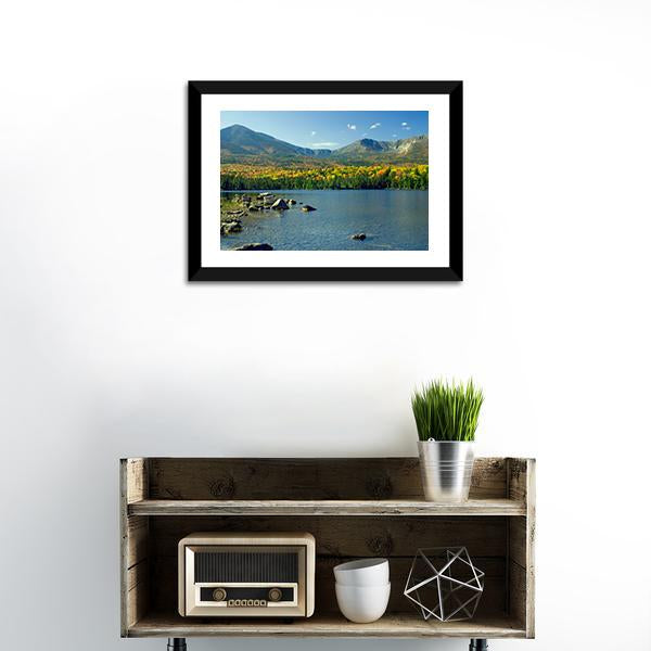 Mt. Katahdin Canvas Wall Art-1 Piece-Framed Print-20" x 16"-Tiaracle