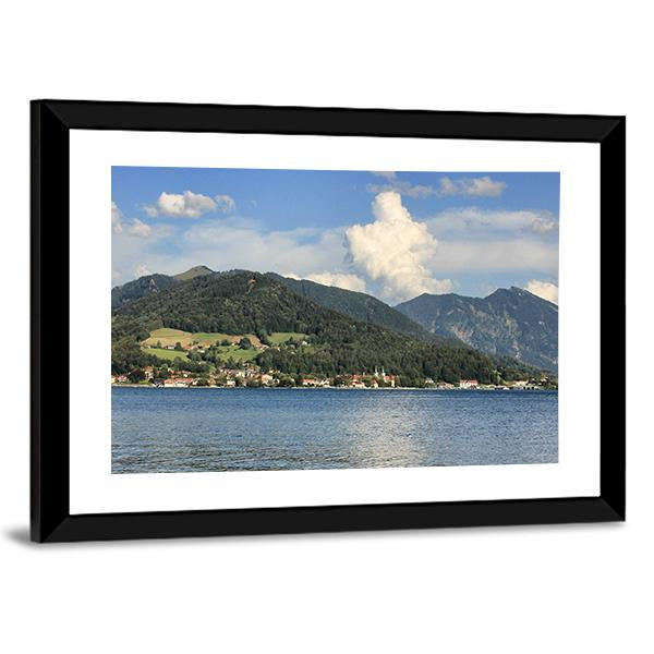 Lake In Summer Panoramic Canvas Wall Art-1 Piece-36" x 12"-Tiaracle