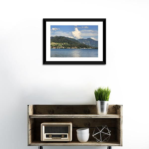 Lake In Summer Panoramic Canvas Wall Art-1 Piece-36" x 12"-Tiaracle
