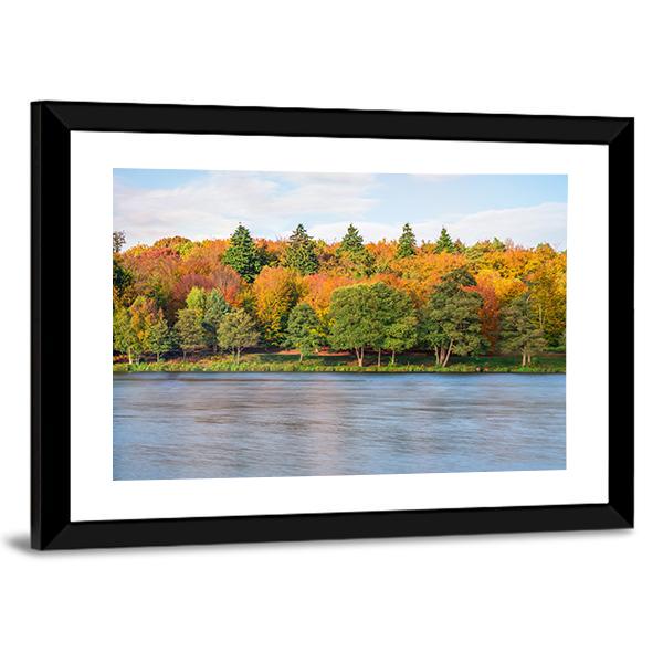 Lake In Virginia Canvas Wall Art-5 Horizontal-Gallery Wrap-22" x 12"-Tiaracle