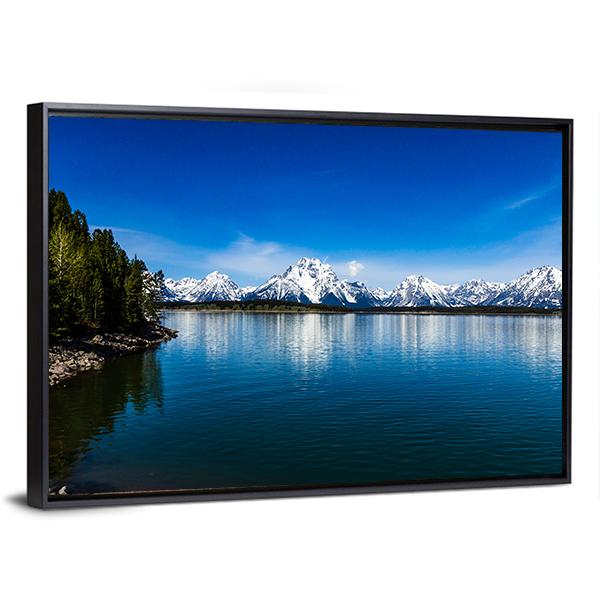 Lake Jackson Canvas Wall Art-3 Horizontal-Gallery Wrap-25" x 16"-Tiaracle