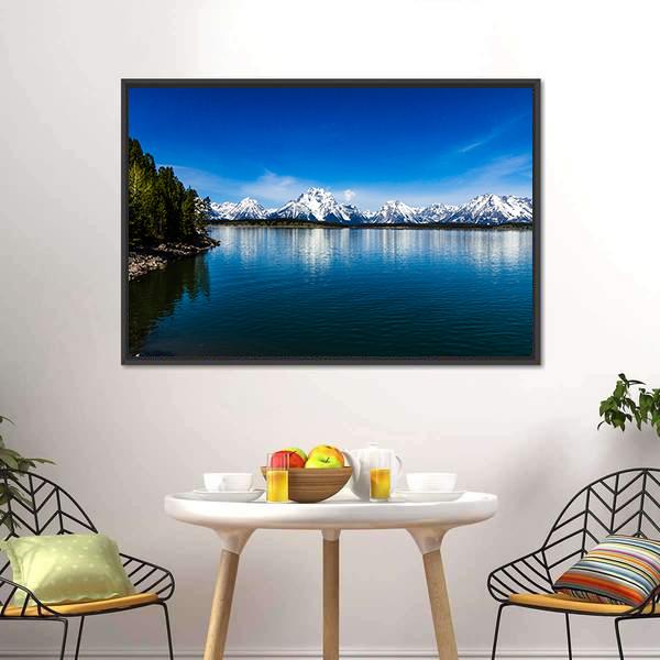 Lake Jackson Canvas Wall Art-3 Horizontal-Gallery Wrap-25" x 16"-Tiaracle