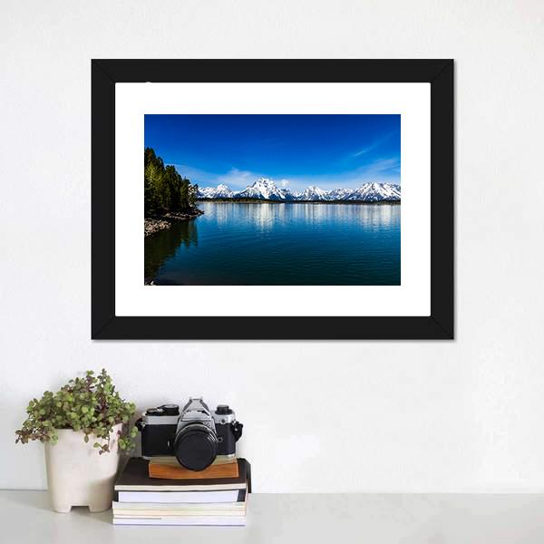 Lake Jackson Canvas Wall Art-1 Piece-Framed Print-20" x 16"-Tiaracle