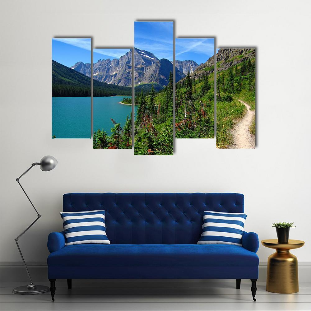 Lake Josephine Canvas Wall Art-5 Pop-Gallery Wrap-47" x 32"-Tiaracle
