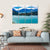 Lake Kremasta Canvas Wall Art-4 Horizontal-Gallery Wrap-34" x 24"-Tiaracle