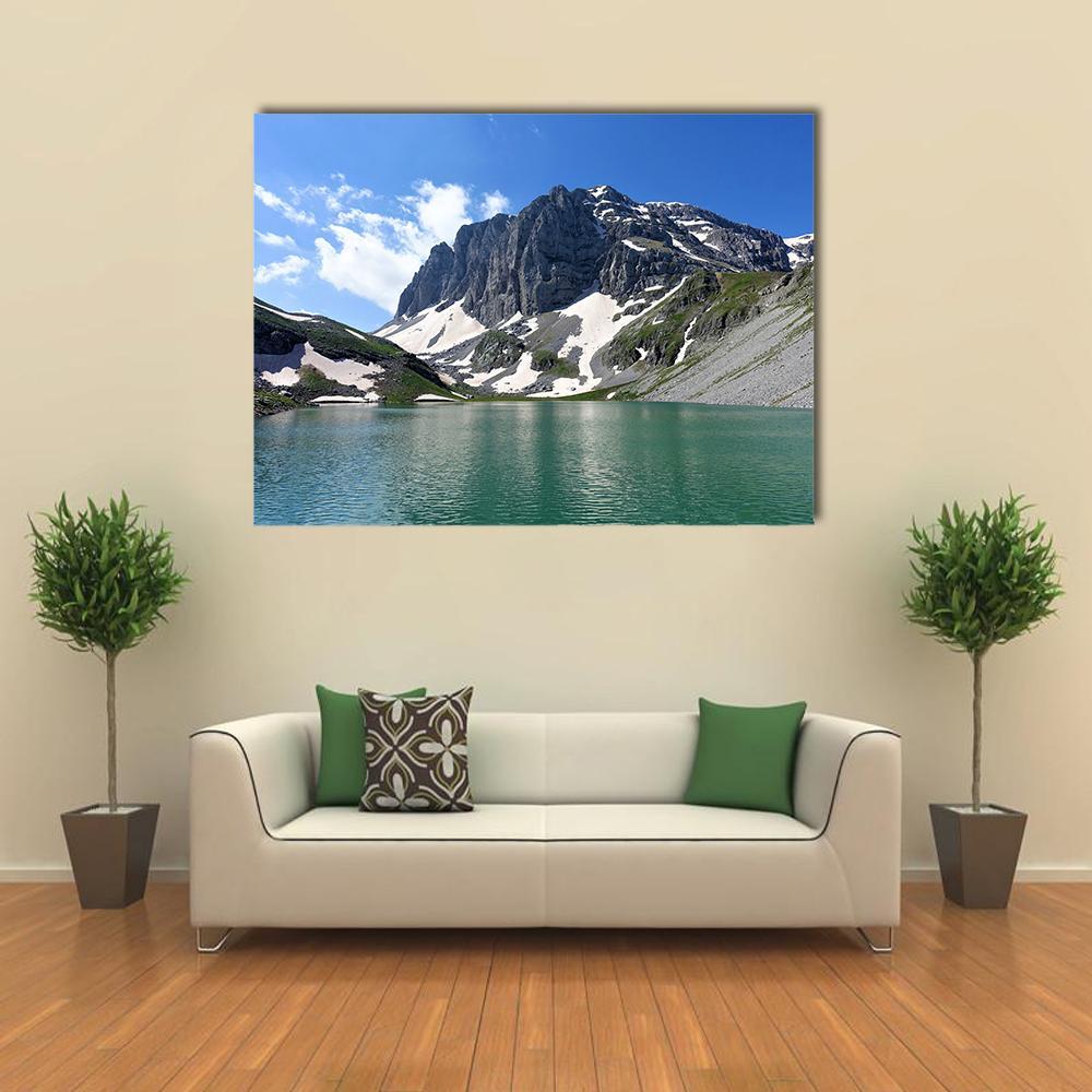 Lake Kseroloutsa Canvas Wall Art-5 Horizontal-Gallery Wrap-22" x 12"-Tiaracle