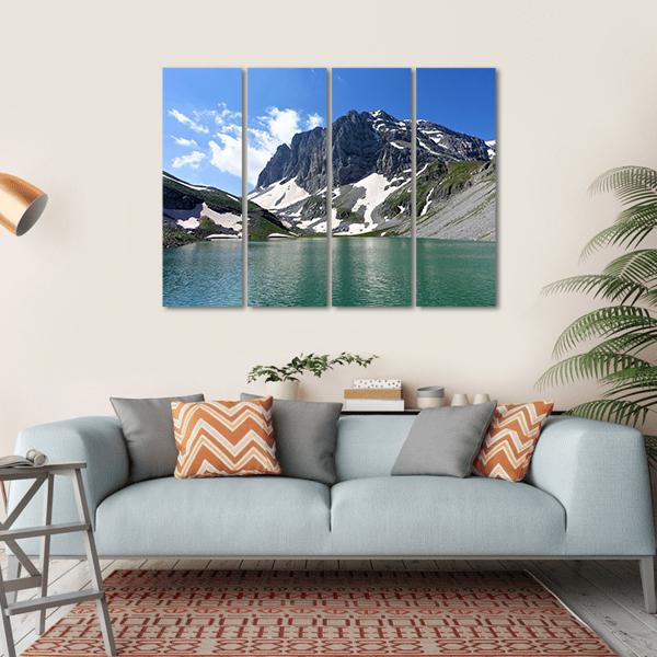 Lake Kseroloutsa Canvas Wall Art-4 Horizontal-Gallery Wrap-34" x 24"-Tiaracle