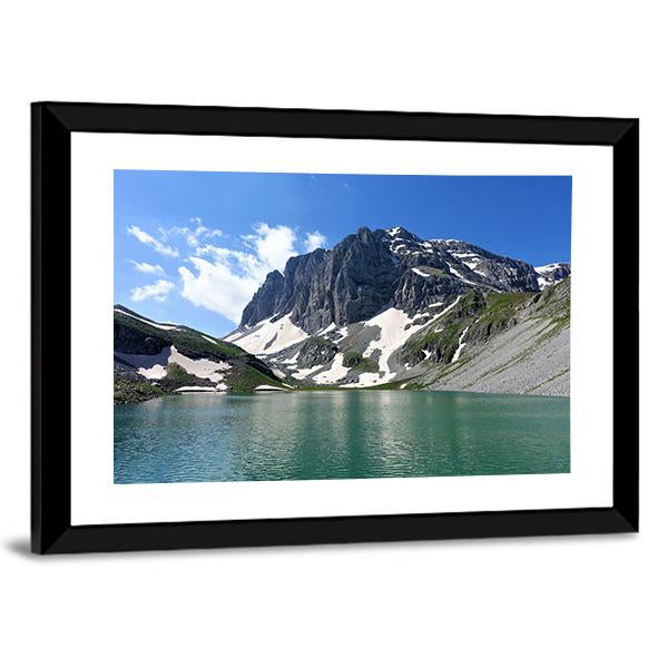 Lake Kseroloutsa Canvas Wall Art-3 Horizontal-Gallery Wrap-25" x 16"-Tiaracle