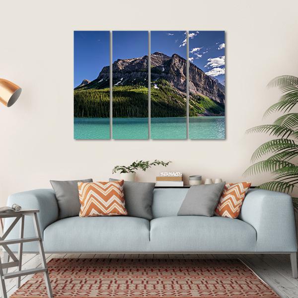 Lake Louise Alberta Canvas Wall Art-4 Horizontal-Gallery Wrap-34" x 24"-Tiaracle