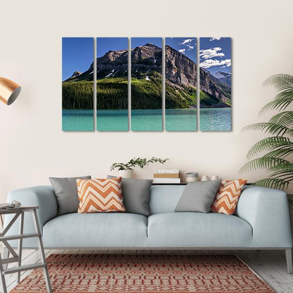 Lake Louise Alberta Canvas Wall Art-5 Horizontal-Gallery Wrap-22" x 12"-Tiaracle