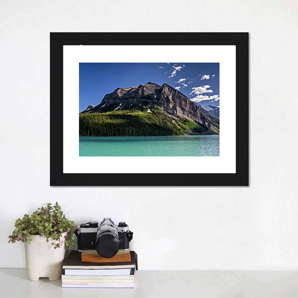 Lake Louise Alberta Canvas Wall Art-1 Piece-Framed Print-20" x 16"-Tiaracle