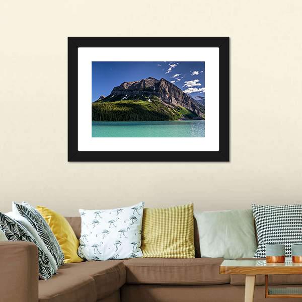 Lake Louise Alberta Canvas Wall Art-3 Horizontal-Gallery Wrap-25" x 16"-Tiaracle