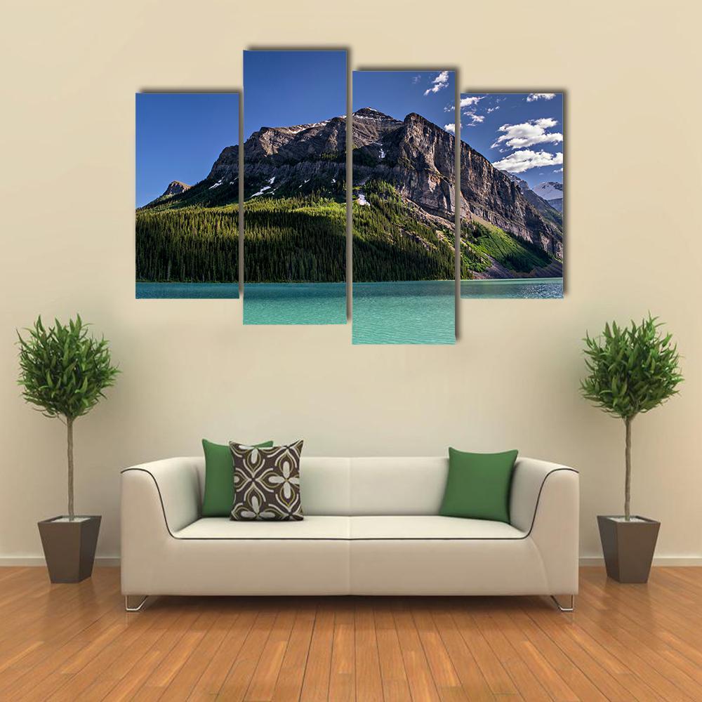 Lake Louise Alberta Canvas Wall Art-4 Pop-Gallery Wrap-50" x 32"-Tiaracle