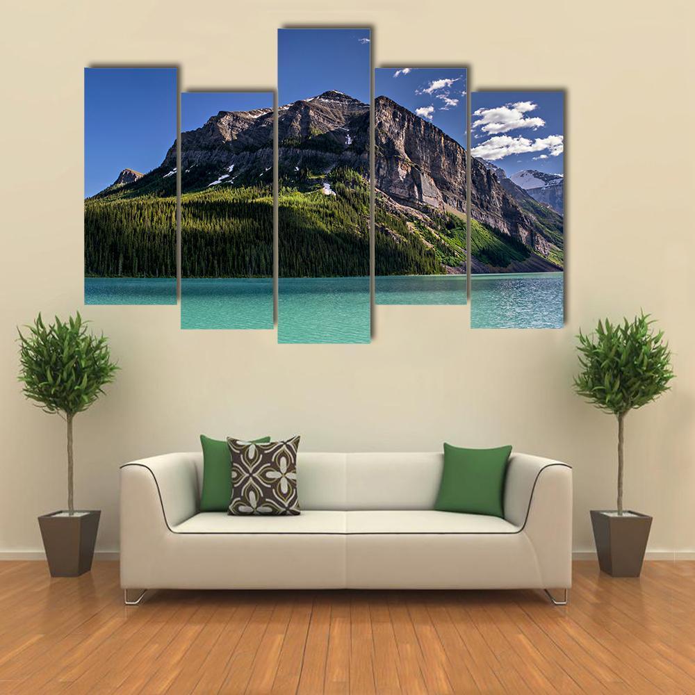 Lake Louise Alberta Canvas Wall Art-5 Pop-Gallery Wrap-47" x 32"-Tiaracle