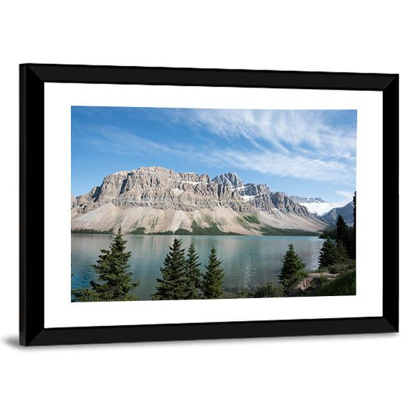 Lake Louise In Alberta Canvas Wall Art-5 Horizontal-Gallery Wrap-22" x 12"-Tiaracle