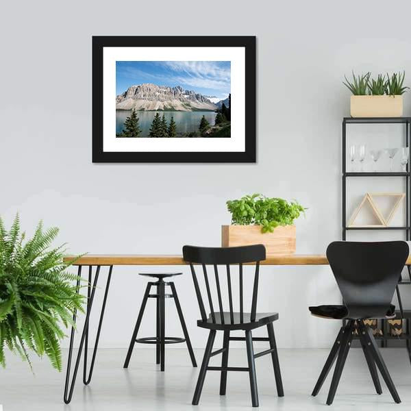 Lake Louise In Alberta Canvas Wall Art-5 Horizontal-Gallery Wrap-22" x 12"-Tiaracle