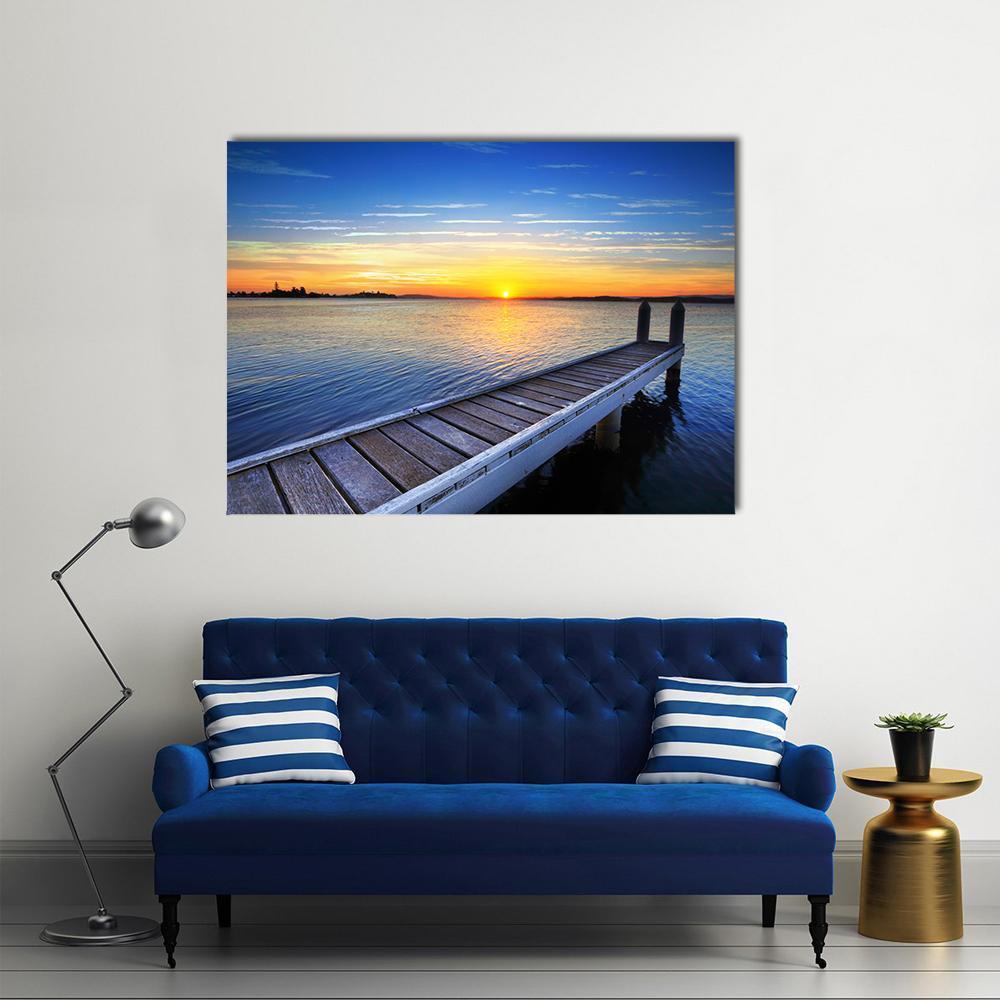 Lake Macquarie Canvas Wall Art-1 Piece-Gallery Wrap-48" x 32"-Tiaracle