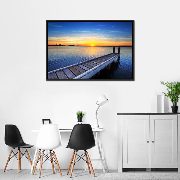 Lake Macquarie Canvas Wall Art-3 Horizontal-Gallery Wrap-25" x 16"-Tiaracle