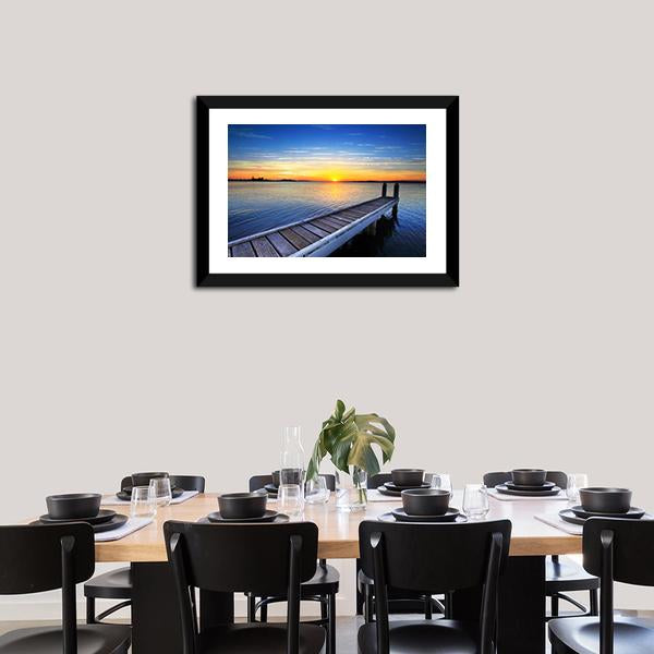 Lake Macquarie Canvas Wall Art-3 Horizontal-Gallery Wrap-25" x 16"-Tiaracle