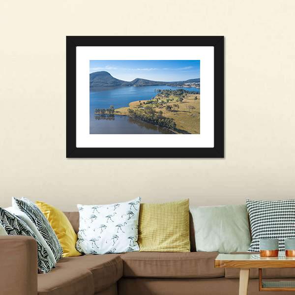 Lake Moogerah Canvas Wall Art-3 Horizontal-Gallery Wrap-25" x 16"-Tiaracle