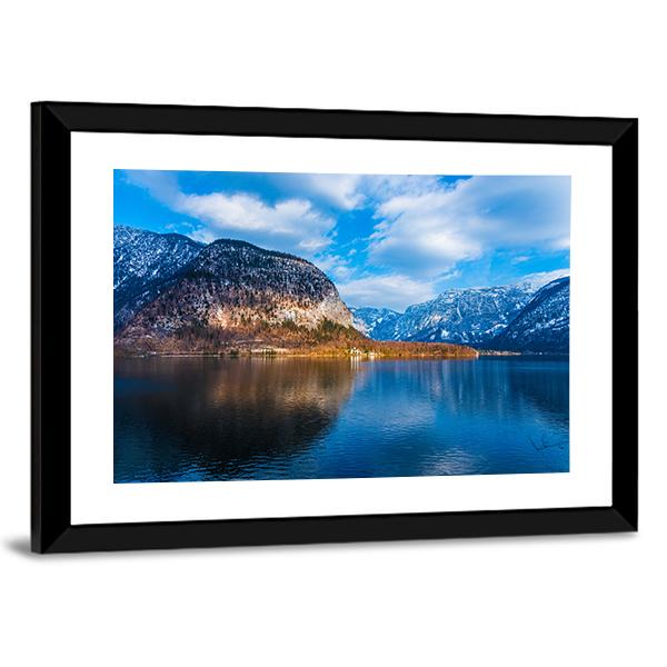 Lake &amp; Mountains Austria Canvas Wall Art-3 Horizontal-Gallery Wrap-25" x 16"-Tiaracle