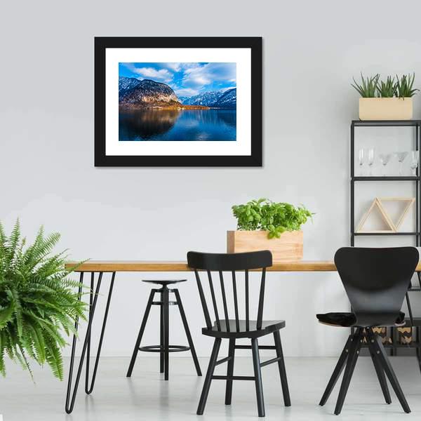 Lake &amp; Mountains Austria Canvas Wall Art-3 Horizontal-Gallery Wrap-25" x 16"-Tiaracle