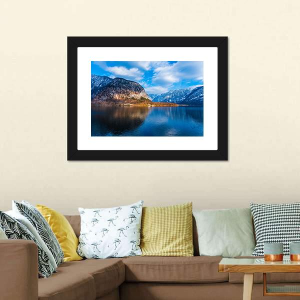 Lake &amp; Mountains Austria Canvas Wall Art-3 Horizontal-Gallery Wrap-25" x 16"-Tiaracle