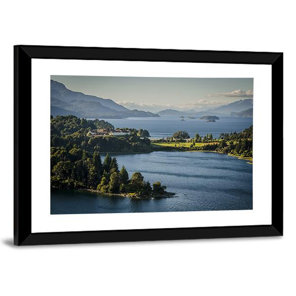 Lake Nahuel Huapi Argentina Canvas Wall Art-5 Horizontal-Gallery Wrap-22" x 12"-Tiaracle