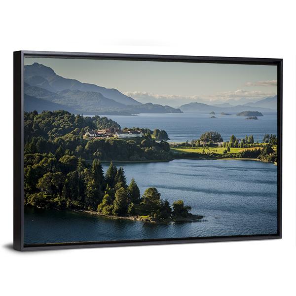 Lake Nahuel Huapi Argentina Canvas Wall Art-5 Horizontal-Gallery Wrap-22" x 12"-Tiaracle