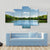 Lake Nestled Among Rain Forest In Cambodia Canvas Wall Art-3 Horizontal-Gallery Wrap-37" x 24"-Tiaracle