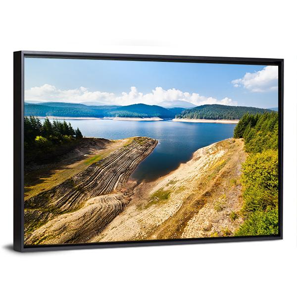 Lake Oasa Romania Canvas Wall Art-5 Horizontal-Gallery Wrap-22" x 12"-Tiaracle