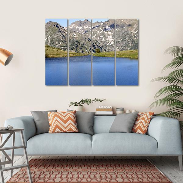 Lake Of Querol Canvas Wall Art-4 Horizontal-Gallery Wrap-34" x 24"-Tiaracle