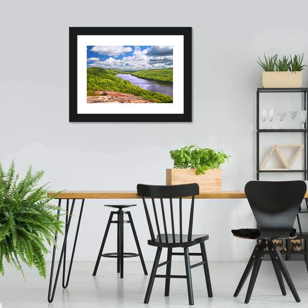 Lake Of The Clouds Michigan Canvas Wall Art-3 Horizontal-Gallery Wrap-25" x 16"-Tiaracle