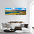 Lake Pehoe Chile Panoramic Canvas Wall Art-3 Piece-25" x 08"-Tiaracle