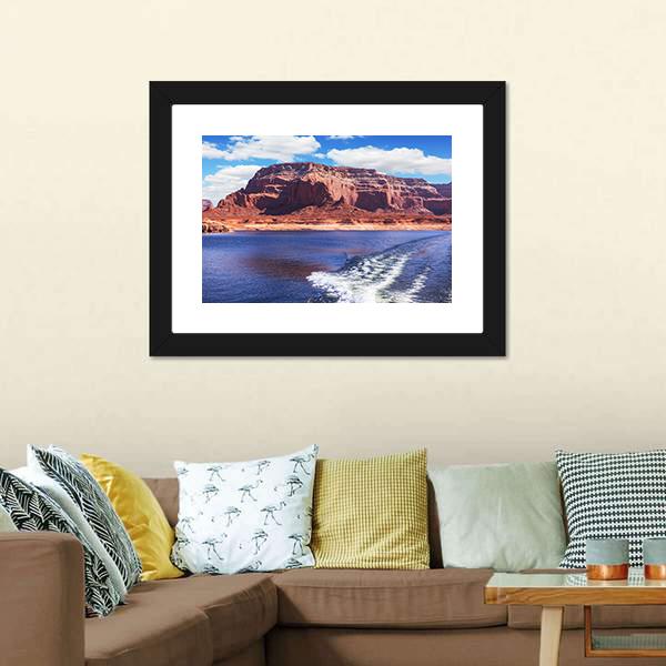 Lake Powell Canvas Wall Art-5 Horizontal-Gallery Wrap-22" x 12"-Tiaracle
