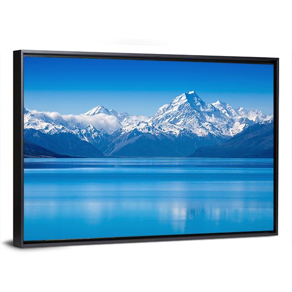 Lake Pukaki Canvas Wall Art-3 Horizontal-Gallery Wrap-25" x 16"-Tiaracle