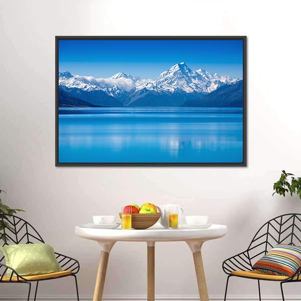Lake Pukaki Canvas Wall Art-3 Horizontal-Gallery Wrap-25" x 16"-Tiaracle