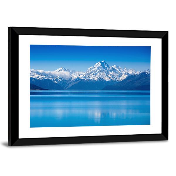 Lake Pukaki Canvas Wall Art-3 Horizontal-Gallery Wrap-25" x 16"-Tiaracle