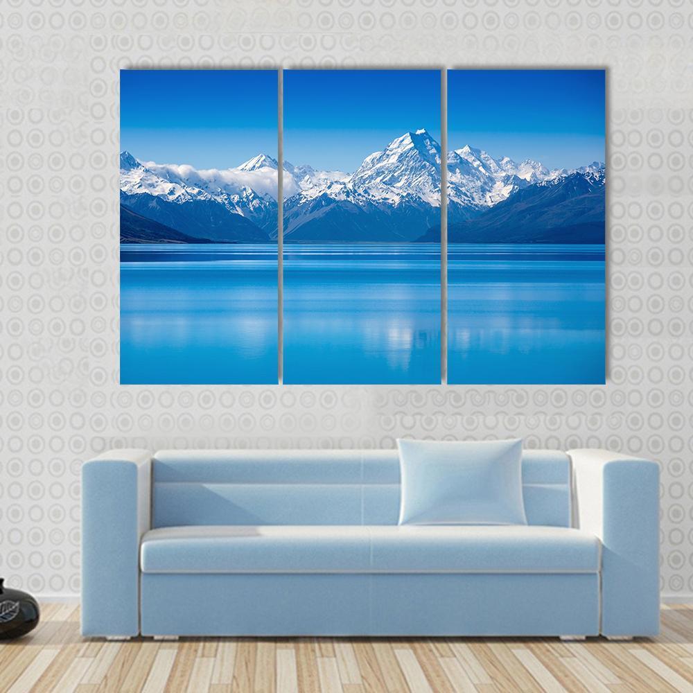 Lake Pukaki Canvas Wall Art-3 Horizontal-Gallery Wrap-37" x 24"-Tiaracle