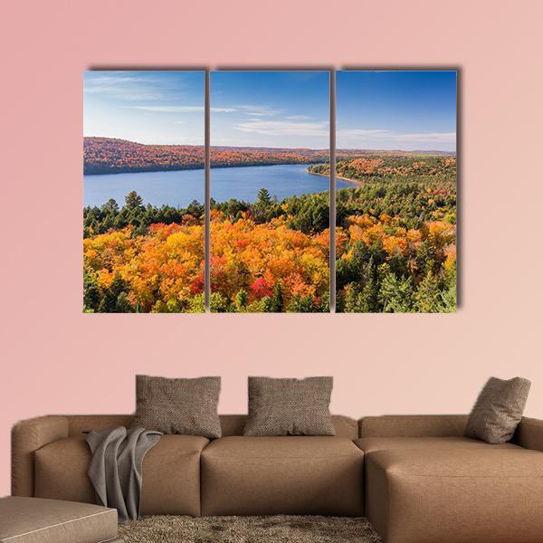 Algonquin Provincial Park Canada Canvas Wall Art-3 Horizontal-Gallery Wrap-37" x 24"-Tiaracle