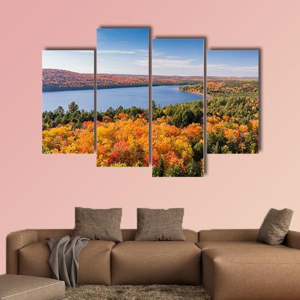 Algonquin Provincial Park Canada Canvas Wall Art-4 Pop-Gallery Wrap-50" x 32"-Tiaracle