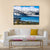 Lake Tahoe With Sierra Mountains Canvas Wall Art-5 Pop-Gallery Wrap-32" x 21"-Tiaracle